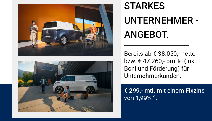 VW ID Buzz Cargo - Unternehmerbonus 