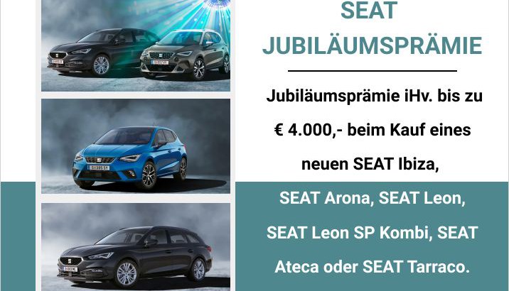 SEAT Jubiläumsaktion 